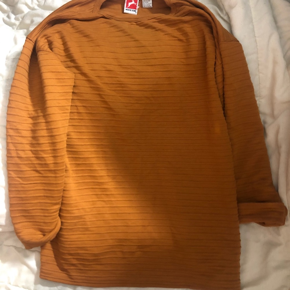 Burnt colored oversized blouse
